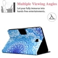 thumbnail image 4 of Galaxy Tab A 8.0 inch Case SM-T350/SM-T355/P350/P355, Allytech Premium PU Leather Multi-Angle Viewing Angles Stand Smart Auto Sleep Wake Folio Cover for Samsung Galaxy Tab T350 2015, Mandala, 4 of 6
