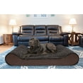 thumbnail image 3 of FurHaven Pet Dog Bed | Memory Foam Ultra Plush Luxe Lounger Pet Bed for Dogs & Cats, Chocolate, Giant, 3 of 13