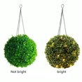 thumbnail image 3 of (Green Medium) Outdoor Villa Garden Landscape Light Simulation Potted Solar String Light Luminous Grass Ball Light, 3 of 14
