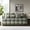 Plaid Grey, variant on Daybed Cover Set, Reversible Quilted Casual Bedding With Bedskirt Shams Decorative Pillow 75"x39"