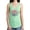 Mint, variant on Floral Trend Design Racerback Tank Women's -Pipeline Designs