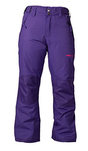 Youth Snow Pants with Reinforced Knees and Seat,Warm Climbing Trousers For Boys and Girls 