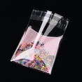 thumbnail image 3 of Bolsa rectangular de polipropileno (OPP) con diseño de corazón, autosellable, para regalo, joyería, bodas, fiestas (rosa perla)., 3 of 3