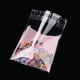 thumbnail image 3 of Bolsa rectangular de polipropileno (OPP) con diseño de corazón, autosellable, para regalo, joyería, bodas, fiestas (rosa perla)., 3 of 3