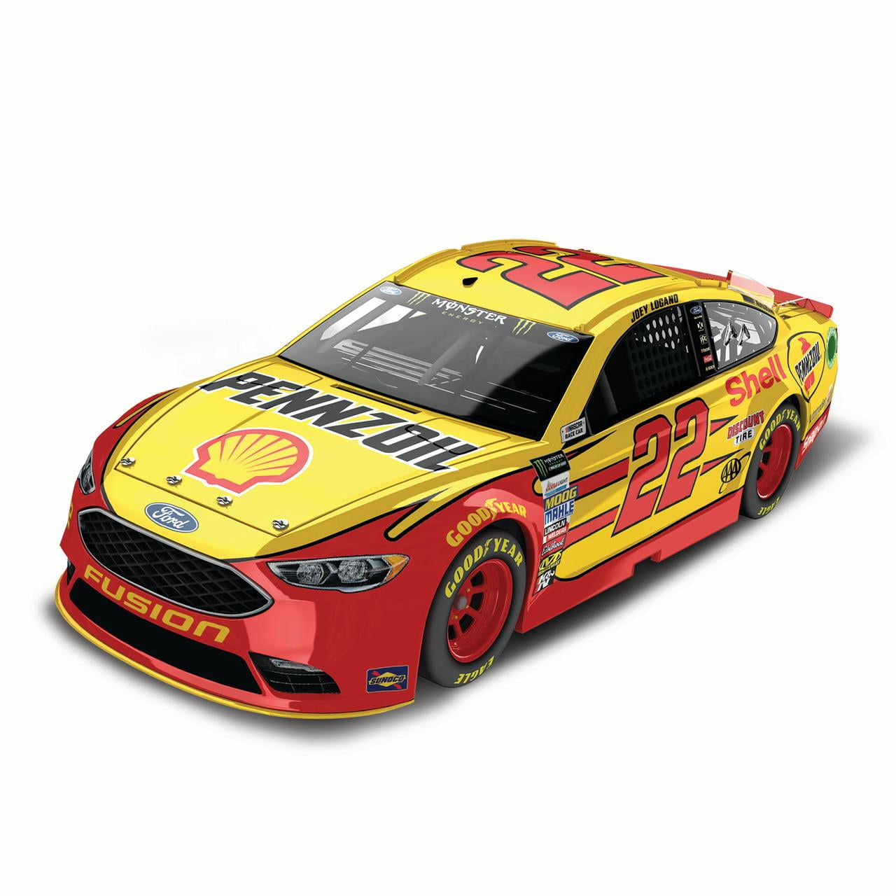 Lionel Racing Joey Logano #22 Shell-pennzoil Red 2015 Ford Fusion NASCAR 1 64 for sale online 