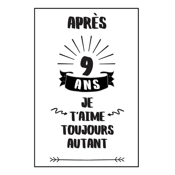 Anniversaire De Mariage Carnet De Notes Idee Cadeau 9 Ans De Mariage Pour Elle Pour Lui Original Et Pratique Noce De Faience Paperback Walmart Com Walmart Com