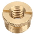 thumbnail image 1 of 3/8 Inch Female to 5/8 Inch Male Screws Thread Adapter for Microphone Stand for Mic MountCopper Yellow F15B, 1 of 8