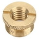 thumbnail image 1 of Adaptador de rosca de tornillos hembra de 3/8 de pulgada a macho de 5/8 de pulgada para soporte de micrófono para montaje de micrófono amarillo cobre F15B, 1 of 8