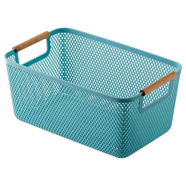 Cesta organizadora de escritorio reutilizable, decorativa, duradera y práctica. Medio