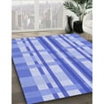 thumbnail image 2 of Ahgly Company Indoor Rectangle Patterned Blue Ribbon Blue Area Rugs, 8' x 10', 2 of 6