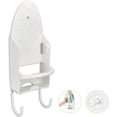 thumbnail image 1 of Soporte de pared para tabla de planchar con 2 ganchos, PBT, para guardar varias tablas de planchar y planchas, 13,3 x 29,4 cm, 1 of 7