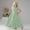 Light Green, variant on Dress Girls Cute Birthday Girl Dress Toddler Girls Flower Girl Dress