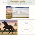 thumbnail image 4 of Lampshades 2 Pack Animal Horses Wildlife Western Lovely Horse Playing Running 13"x13"x10" Light Shade for Table Lamps Floor Lamps Drum Lamp Shades Lampshade Replacement Easy Assembly, 4 of 8