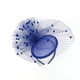 thumbnail image 5 of Diadema de bolas vintage de los años 20 para novia, sombrero lateral para disfrazarse Azul real, 5 of 9