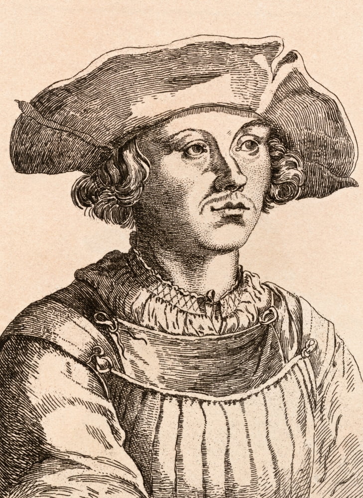 Bernard Van Orley Born Between 1487 And 1481 Died 1541 Flemish Artist And Designer From 75 Portraits Of Celebrated Painters From Authentic Originals Etched By James Girtin Published London 1817 Canvas