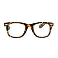thumbnail image 2 of SA106 Retro Horn Rim Multi 3 Focus Progressive Reading Glasses Tortoise 1.75, 2 of 4