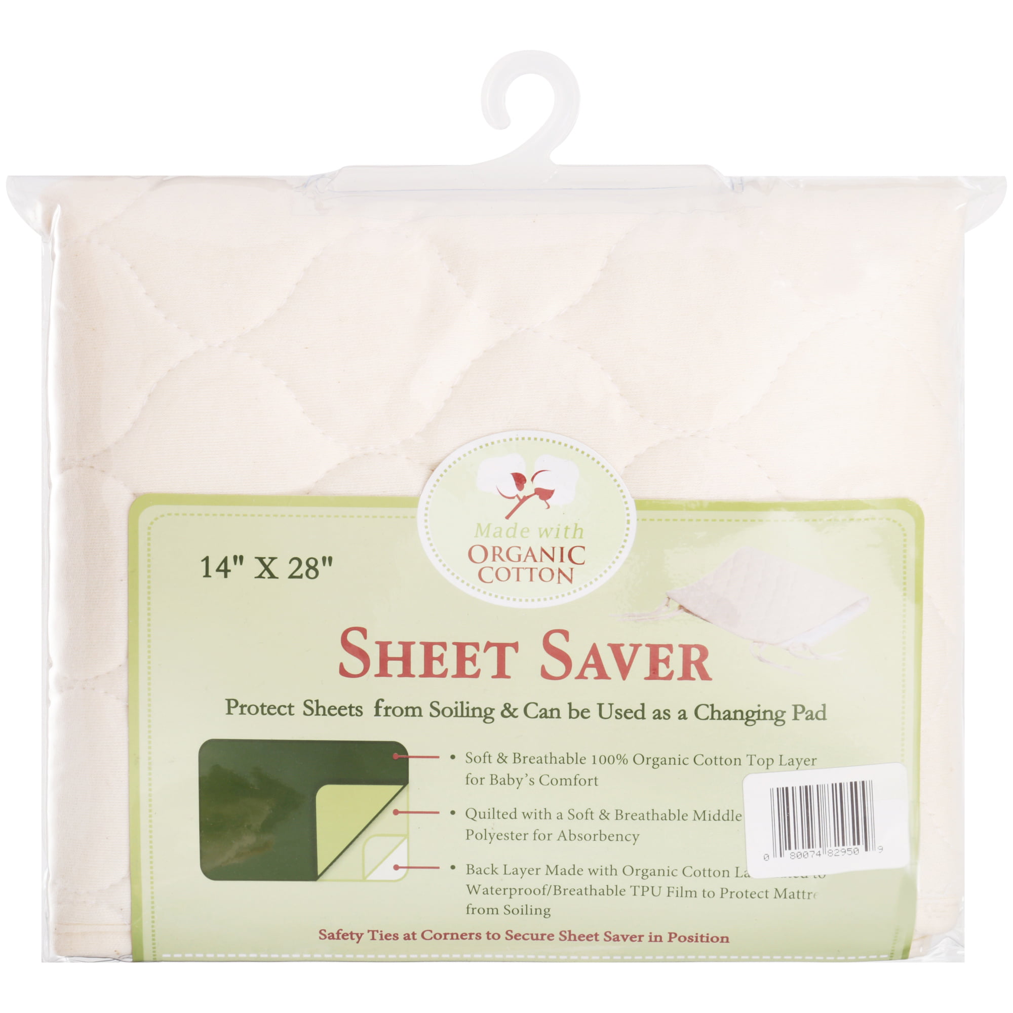 TL Care Waterproof Quilted Fitted Crib Mattress Cover Made with Organic  Cotton Top Layer - Natural