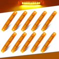 thumbnail image 1 of 10Pcs Amber Side Light,12-24V 3.9' 9LED LED Side Marking Light Truck Trailer Lorry Tail Light Front and Rear Marking Warning Side Light, 1 of 4