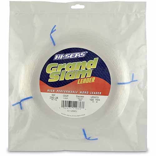 NEW Billfisher Mono Leader Coil 250Lb 100Yds Clear 1.8mm LC100-250 