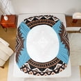 thumbnail image 5 of Manfei Bohemian Aztec Twin Sheet Sets 3pcs for Children Teens Adults,Exotic Style Twin Fitted Sheet Microfiber,Hippie Tribal Breathable Flat Sheet,Ultra Soft Home Decor, 5 of 7
