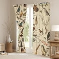 thumbnail image 3 of Homewish Animal Bird Deer Curtains Pack of 2 (42x84 Each) For Teens Boys Girls,Wildlife Hunting Curtains Blackout,Retro Vintage Bedroom Curtains,Breathable Home Decor, 3 of 6