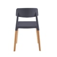 thumbnail image 4 of 4 Sillas Eames de comedor Estocolmo con patas de madera, estilo nórdico Midtown Concept gris Midtown Concept Sillas Estocolmo, 4 of 5