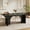 Black, variant on Tribesigns Modern Dining Table for 4-6 People, 63" Large Rectangle Kitchen Table with Arch Design Legs, Cream White Dinner Table Kitchen & Dining Room Furniture