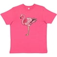 thumbnail image 3 of Inktastic Pink Flamingo Youth T-Shirt, 3 of 5