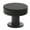 Black, variant on Emtek 86322 Cadet 1-1/4" Mushroom Cabinet Knob From The Mid Century Modern Collection -