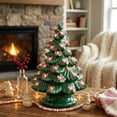 thumbnail image 2 of 50 Pack Mini Christmas Tree Replacement Bulbs, Acrylic Pink Bow Shaped Light Covers for Vintage Ceramic Christmas Tree Wreath Garland Table Centerpiece Indoor Xmas Holiday Home Party Decoration, 2 of 7