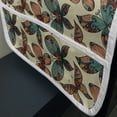 thumbnail image 3 of Butterfly Microwave Oven Cover, Abstract and Wings Fragility Freedom Themed Vintage Fantasy Composition, Water Resistant Organizer with Pockets for Kitchen, 36" x 12", Multicolor, by Ambesonne, 3 of 4