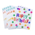 thumbnail image 2 of Servilletas de papel desechables con lunares de colores para fiestas de cumpleaños | Paquete de 20 servilletas de papel desechables para almuerzo, para decorar cumpleaños y mesas, 2 of 7