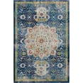 thumbnail image 2 of Nourison Global Vintage Medallion Blue 5'3" x 7'6" Area Rug, (5' x 8'), 2 of 8