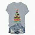 thumbnail image 2 of Towmus Christmas T Shirts Women Merry and Bright Graphic Tee Casual Xmas Holiday Shirt Tops, 2 of 7