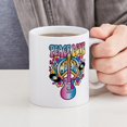 thumbnail image 4 of CafePress - Peace Love & Music Mugs - 11 oz Ceramic Mug - Novelty Coffee Tea Cup, 4 of 4