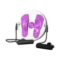 thumbnail image 2 of Sioweci Waist Twist Board Waist Foot Massage Waist Twister Abdominal Muscles Strengthening Waist Exercise Slimming Twisting Disc Fitness Gear Purple, 2 of 13