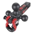 thumbnail image 1 of Soporte de enganche de tres bolas para remolque TOPTOW con negro mate, 1 of 6