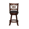 thumbnail image 3 of Boraam Porto 24" Swivel Counter Stool, Hazelnut, 3 of 5