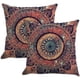 thumbnail image 1 of 2 fundas de almohada con apariencia de lino que se utilizan para decorar almohadas, cojines, cojines de sofá, fundas de almohada, estampados de mandalas y estilo étnico bohemio de playa. oso de fresa Electrónica, 1 of 4