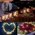 thumbnail image 2 of Luxtrada Outdoor String Lights，200 LED Solar Fairy Lights 65 feet 8 Modes Copper Wire Lights Waterproof Outdoor String Lights for Garden Patio Gate Yard Party Wedding Indoor Bedroom (Warm White), 2 of 9