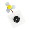 thumbnail image 4 of Mini Ventilador de Refrigeración Baoblaze Material de tablero ocupado con Perilla Giratoria 3 Engranajes Ajustables, 4 of 8