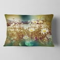 thumbnail image 2 of Designart Chamomile Flowers in Summer Garden - Landscape Printed Throw Pillow - 12x20, 2 of 5