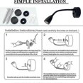 thumbnail image 2 of 12v-24v Led Reading Light, Rv Dimmable Reading Lamp With Usb Charger, For Camper Travel Truck Trailer Rv Bedside Light,2pcs-, 2 of 5