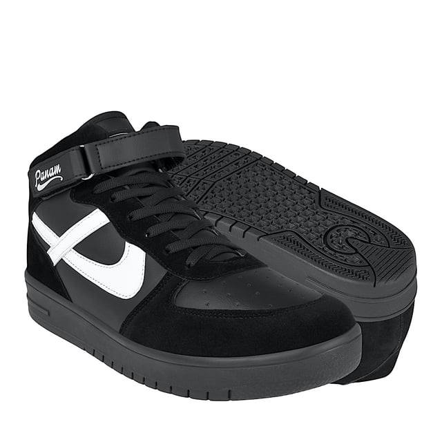 TENIS CABALLERO PANAM 0108840061 SIMIPIEL NEGRO
