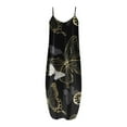 thumbnail image 3 of Femmes Été Robe Décontractée Sans Manches Grande Taille Boho Longue Robe Maxi avec Poches Robe de Plage, 3 of 4