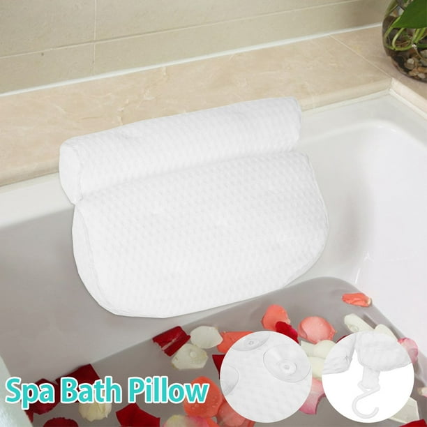 Willstar Spa Bath Pillow Premium Waterproof Mesh Neck Back Luxury Comfortable Bath Spa Pillow Cushion Walmart Com Walmart Com