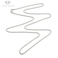 thumbnail image 2 of 925 Italian Sterling Silver 1mm Solid Rope Diamond Cut Chain, FREE Microfiber Cloth, ITProLux Link Mens Womens Necklace, Giorgio Bergamo, 2 of 7