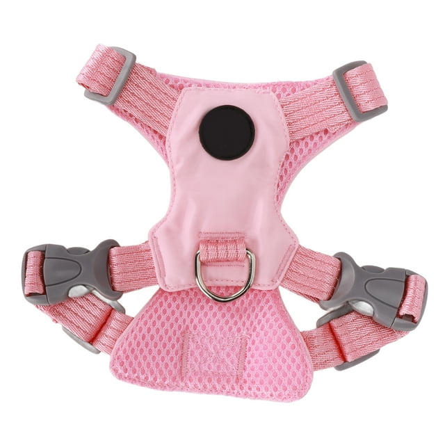 Chaleco de seguridad para perros, suave y transpirable, arnés multiusos para cachorros, perros pequeños, medianos y gatos, rosa M