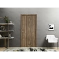 thumbnail image 3 of Sliding Closet Bi-fold Doors 48 x 80 inches | Planum 0010 Walnut | Sturdy Tracks Moldings Trims Hardware Set | Wood Solid Bedroom Wardrobe Doors, 3 of 5
