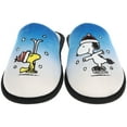 Peanuts Family Slippers, Mismatch Holiday Scuff Snoopy & Woodstock
